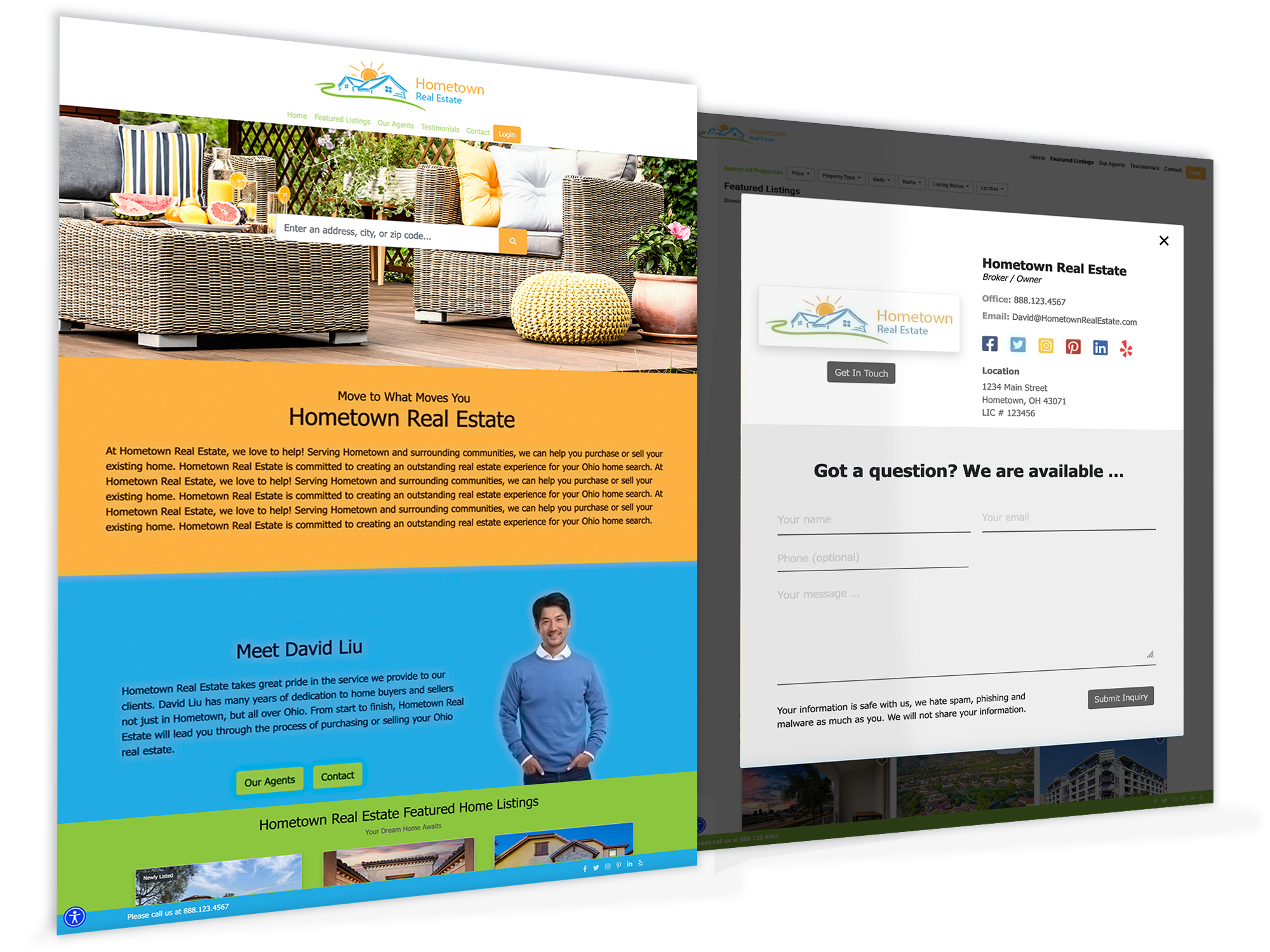 With OSI IDX, you can quickly create a beautiful website