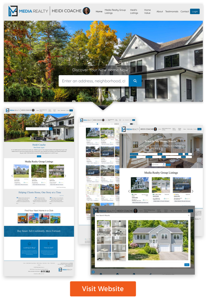 Heidi Coache and the Media Realty Group is your real estate expert in Central Massachusetts.